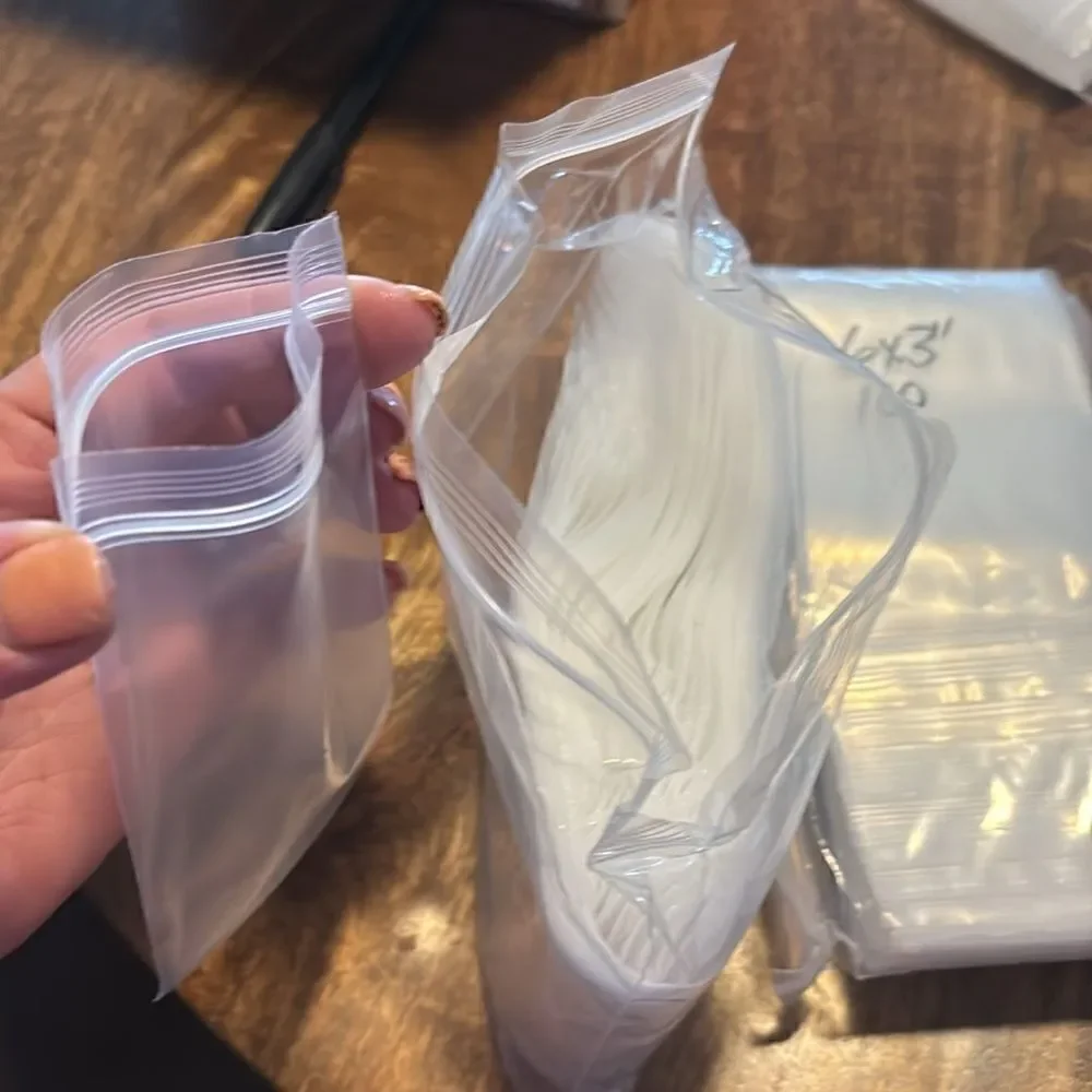 Clear Zip Bags 4 mil 3
